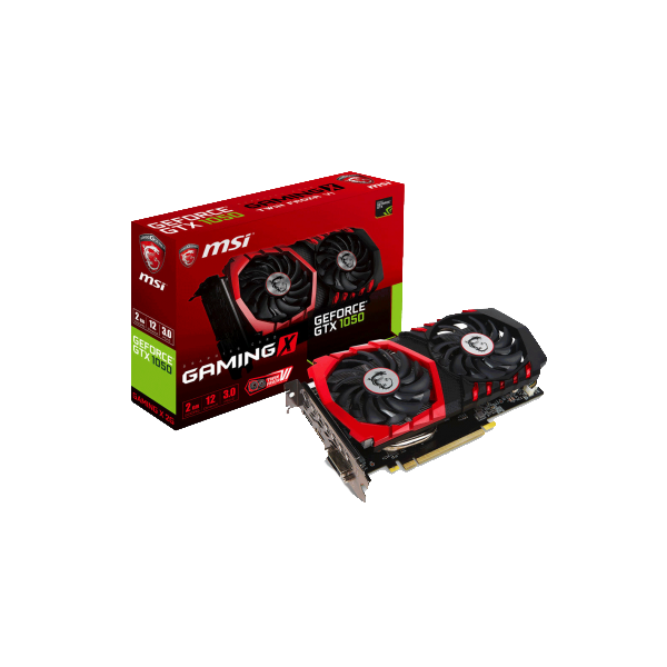 Card màn hình Msi 2GB GTX1050 Gaming X