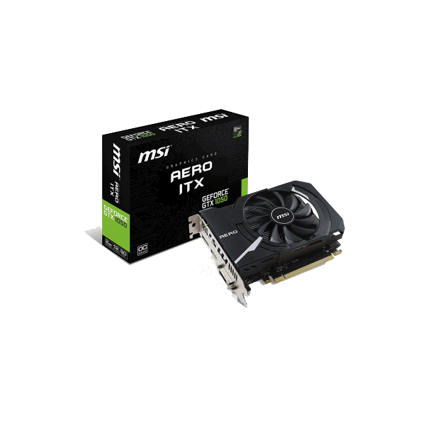 Card màn hình Msi 2GB GTX1050 Aero ITX 2G OCV1