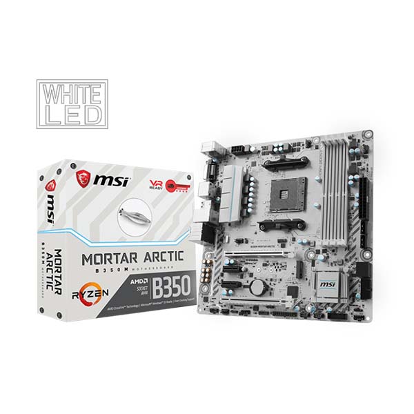 MSI B350M MORTAR ARCTIC