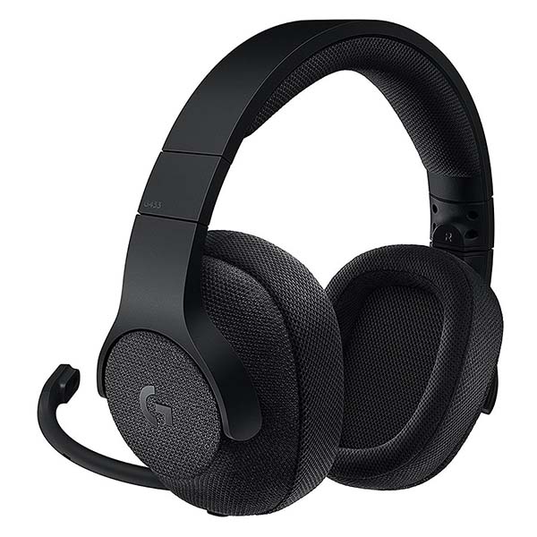 Logitech G433 7.1 Wired Surround Gaming Headset – Black 981-000670