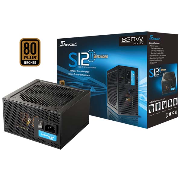 Nguồn Seasonic 520W S12II Bronze 80Plus