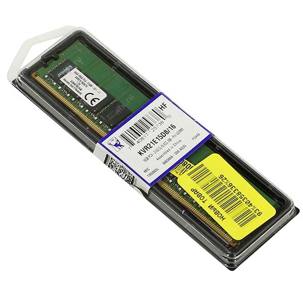 RAM Kingston 16GB 2133MHz DDR4 - KVR21E15D8/16