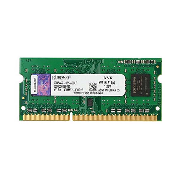 RAM Kingston 8GB DDR3L-1600 SODIMM 1.35V - KVR16LS11/8 - hakivn