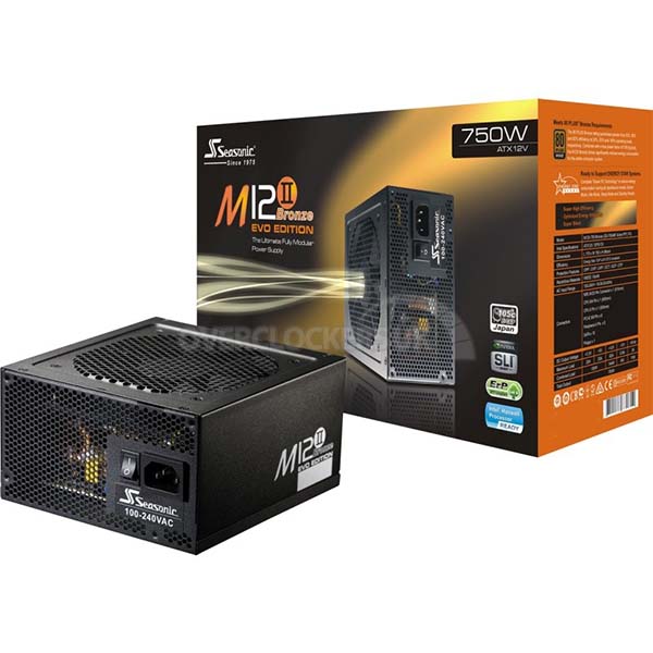Nguồn Seasonic 750W M12II Bronze Evo Edition - 750W 80Plus M12II Bronze