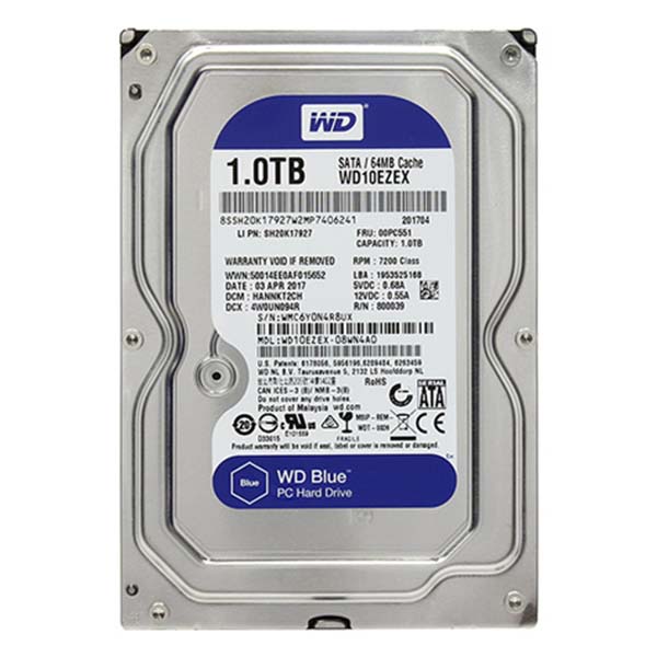WD HDD Blue 1TB 3.5