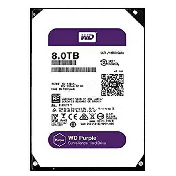 WD HDD Purple 8TB 3.5