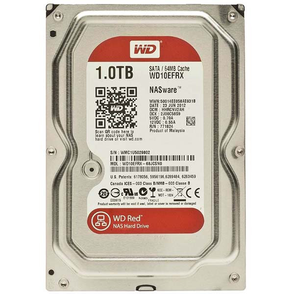 WD HDD Red 1TB 3.5