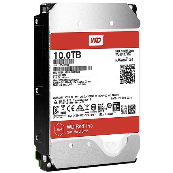 WD HDD Red Pro 10TB 3.5