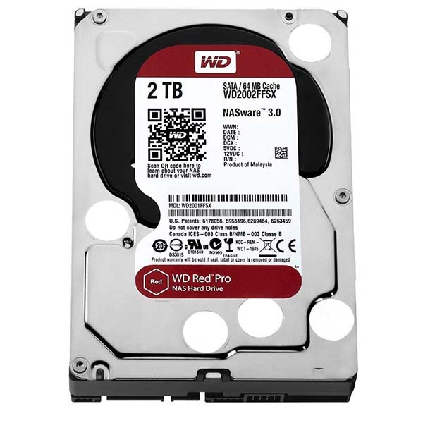 WD HDD Red Pro 2TB 3.5