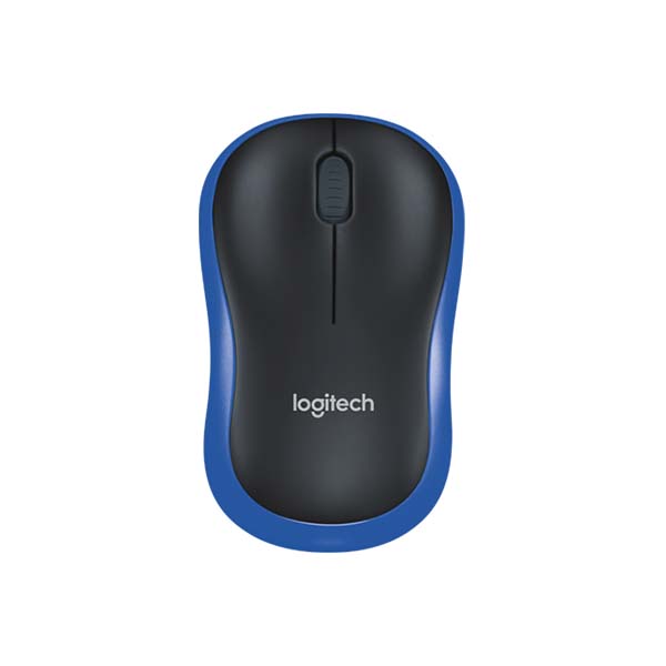 MOUSE / LOGITECH M185 WIRELESS/OPTICAL/AA/BLUE/NB (910-002502)