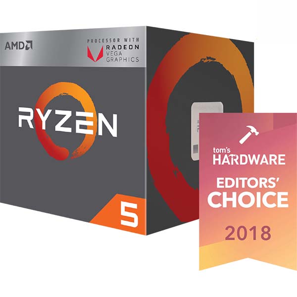 Bộ vi xử lý / AMD Ryzen 5 2400G 3.6 GHz - RYZEN 5 2400G