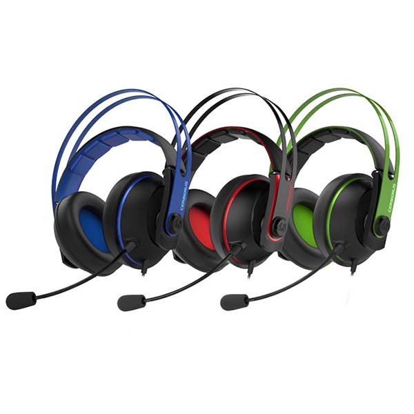 Gaming Headset Cerberus v2 Red/Blue/Green - hakivn