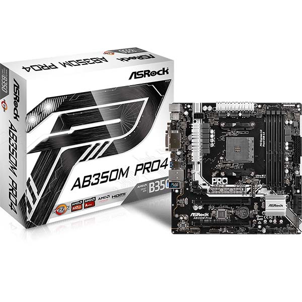 Mainboard Asrock - AB350M Pro4