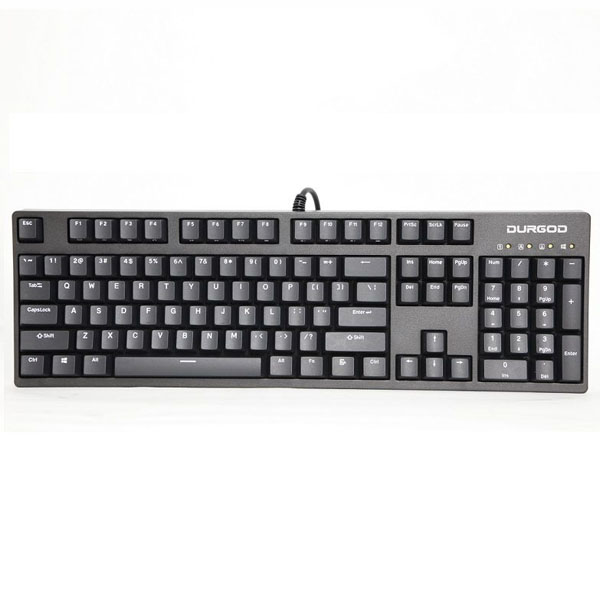 Bàn phím cơ Durgod V104 Brown/ Red/ Blue switch - Hàng chính hãng
