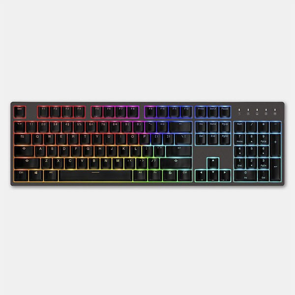 Bàn phím cơ Durgod V104S RGB Blue/Brown/Red switch-Hàng chính hãng