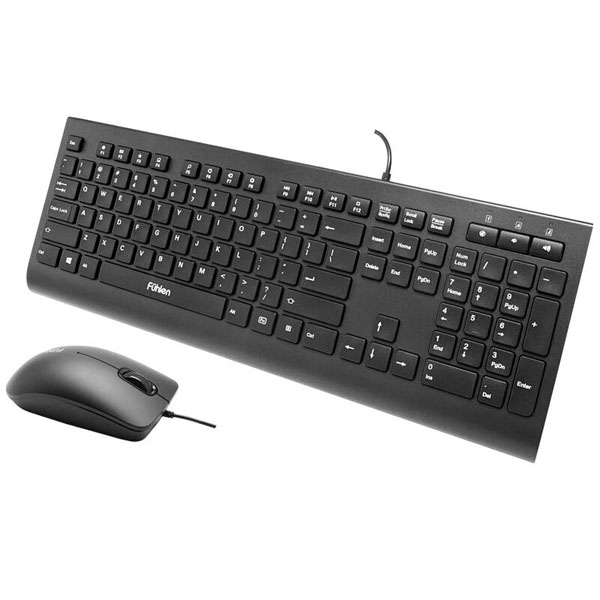 Bộ chuột và bàn phím Fuhlen Optica L618 Plus Black
