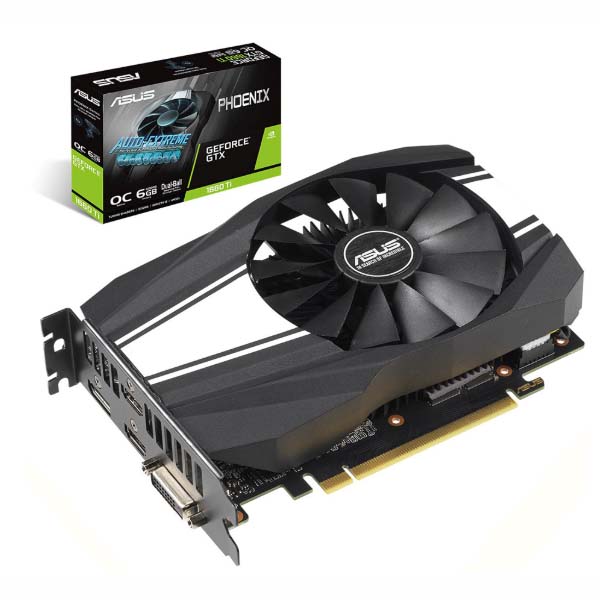 VGA ASUS GeForce GTX 1660Ti 6GB GDDR6 Phoenix OC (PH-GTX1660TI-O6G)
