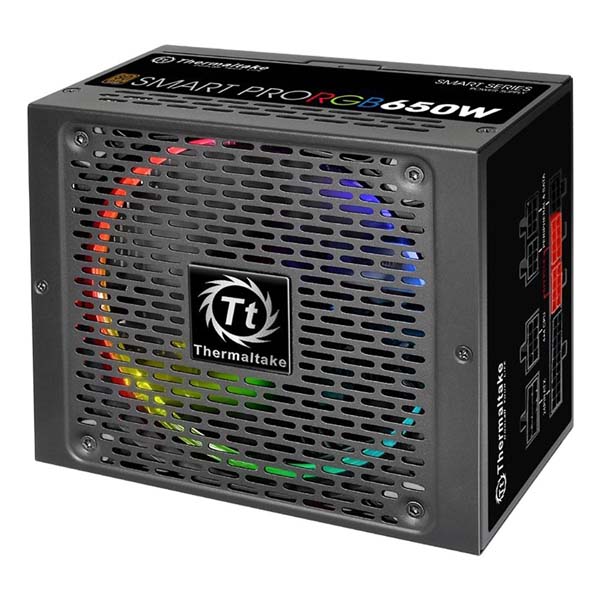 Nguồn Máy Tính PSU Thermaltake Smart Pro RGB 650W Bronze PS-SPR-0650FPCBEU-R 120mm