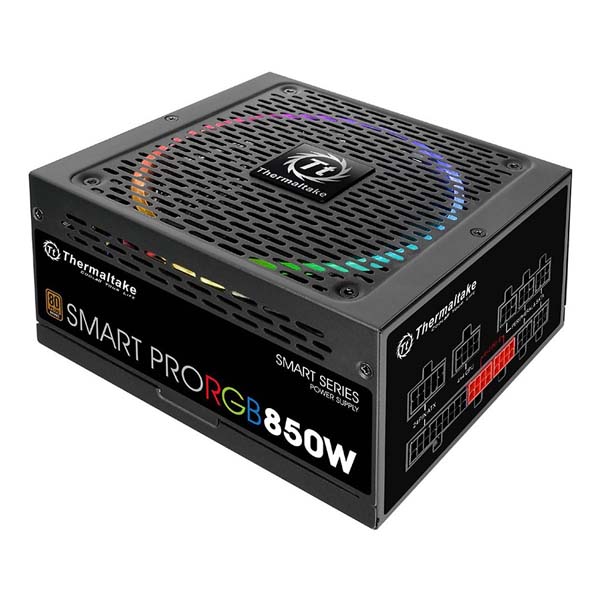 Nguồn Máy Tính PSU Thermaltake Smart RGB 850W Bronze PS-SPR-0850FPCBEU-R 140mm