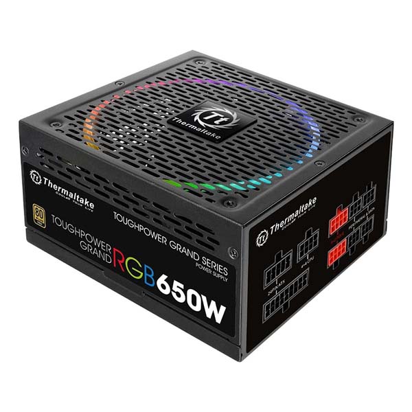 Nguồn Máy Tính PSU Thermaltake Toughpower Grand 650W RGB Gold PS-TPG-0650FPCGEU-R 140mm
