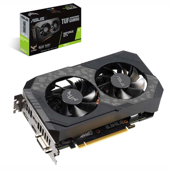 VGA ASUS GeForce GTX 1660Ti 6GB GDDR6 TUF (TUF-GTX1660TI-6G-GAMING)