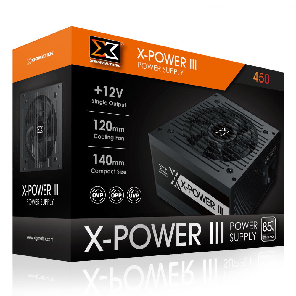 XIGMATEK X-POWER III X-450 (EN45969) - hakivn